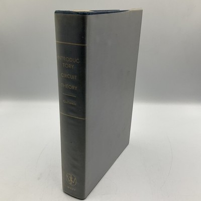 Introductory Circuit Theory Guillemin 1958 5th Print Electrical Engineering HC