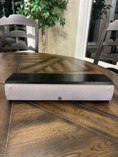 Yamaha NS-C225 center-channel speaker. Black and silver and compact