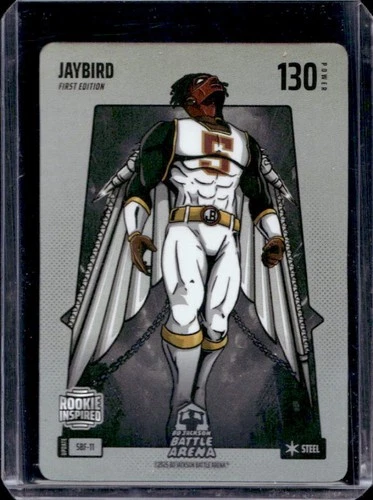 2025 Bo Jackson Battle Arena 1st Edition Jaybird Jayden Daniels Steel RC #SBF-11