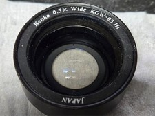Kenko 0.5X Wide Angle Conversion Lens KGW 05 Japan Screw On Camcorder "tested"