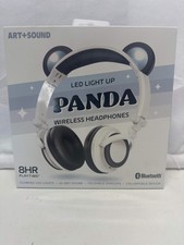 Art Sound LED Light Up Panda Wireless Headphones Bluetooth Kids Headphones