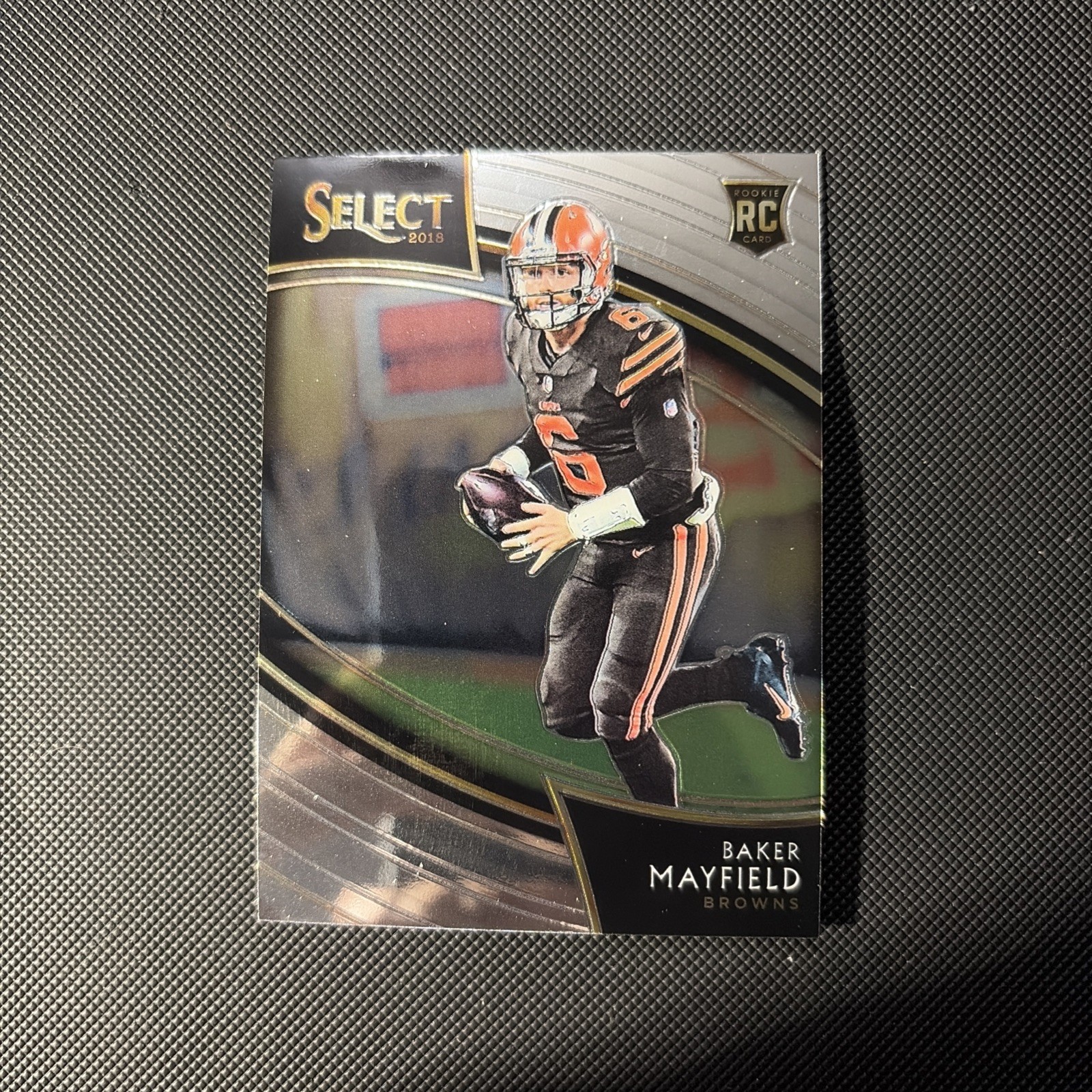 BAKER MAYFIELD 2018 PANINI SELECT FIELD LEVEL ROOKIE RC #204 CLEVELAND BROWNS