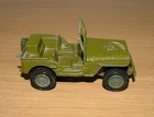 Vintage Dinky Toys 1:32 US Army Jeep Diecast  - Play worn