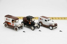 3 Ertl Diecast Trust Worthy Hardware 1913/1918/1932 Ford Bank- Model-T, Van 1:25