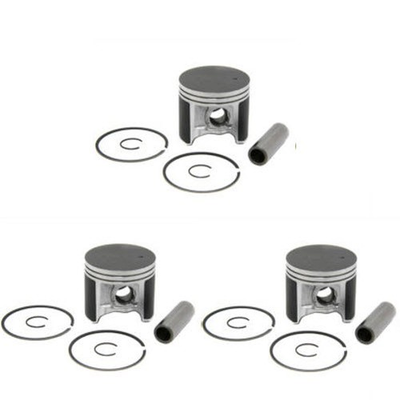 #ad #ad 3 Piston Kits POLARIS INDY 650 SKS 648cc #x27;88 93 68.25MM $150.47