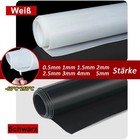 Silikon-Gummi Platten Gummiplatte Dichtung Matte Dicke 0.5/1/2~5mm Schwarz/Weiß