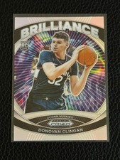 2024 Panini Prizm Draft Picks - Brilliance Donovan Clingan #13 Silver Prizm (RC)
