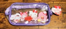 Hello Kitty & Friends Valentines Clear Pencil Zipper Pouch
