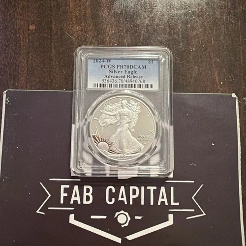 Photo of a 2024-W American Silver Eagle Proof from an eBay listing that sold on Jul 21, 2026