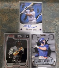 2025 PULSE LOT OF (1) AUTO & (2) PARALLEL/REFRACTOR BASEBALL CARDS ALL SERIAL #