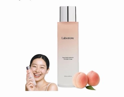 PeachMicrobiome 78 PDRN Milky Peach Toner, Niacinamide & Allantoin to Support