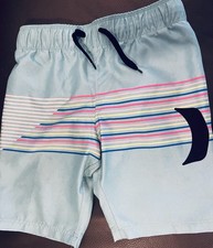Hurley Board Shorts Swimsuit Boys Sz 7 Summer Vacation Beach Ocean