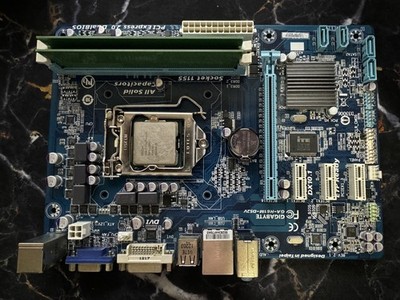 Gigabyte Motherboard / Intel i5-3470 3.20 GHz Processor CPU / 8 GB Memory Combo