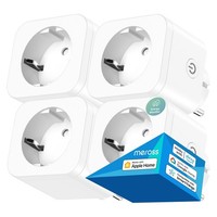 meross Smart Wlan Steckdose Mit Strommessung Und Zeitschaltuhr, 4 StüCk, Weiß