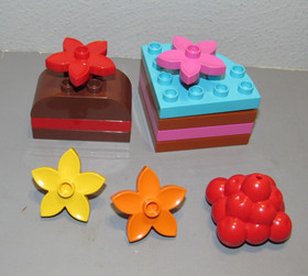 Lego Duplo CREATIVE DESSERTS Ice Cream Popsicle Cupcake Cake Treats