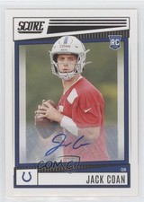 2022 Score Rookies Signatures Jack Coan #312 Auto 9r9