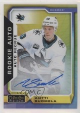 2018 O-Pee-Chee Platinum Rookie Autos Rainbow Color Wheel Antti Suomela Auto 2q6