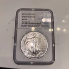 2017 Silver Eagle S$1 Early Release MS70 NGC