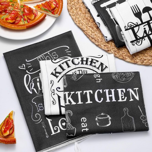6 Pcs Kitchen Towels Sets Decorative Dish Towels Absorbent Fast Drying Hand C... - Picture 7 of 7