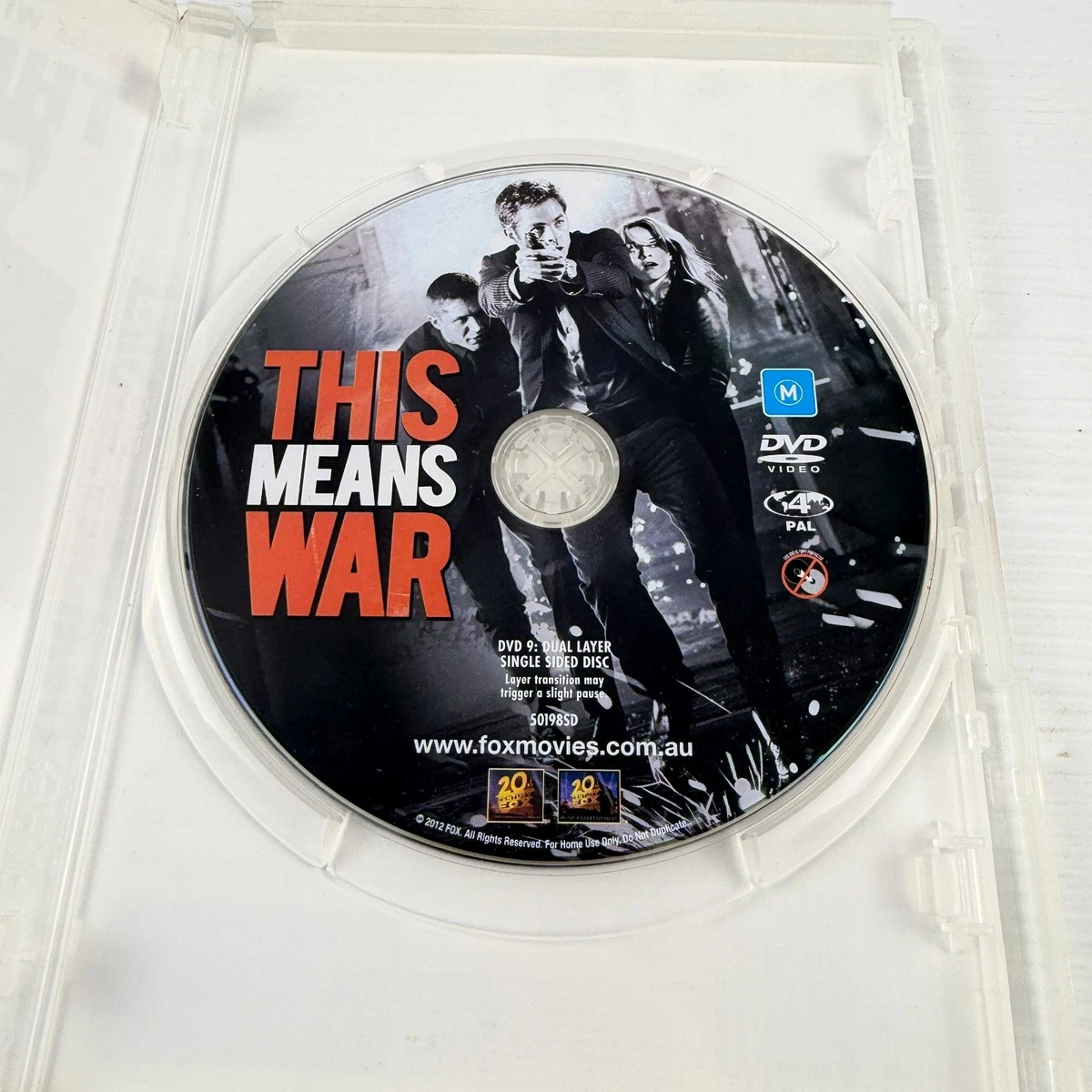 This Means War (DVD, 2012) Region 4