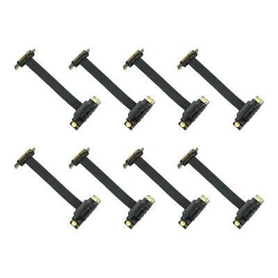 PCIe3.0 Right Angle Extension Cable Flexible Design for PC Motherboards