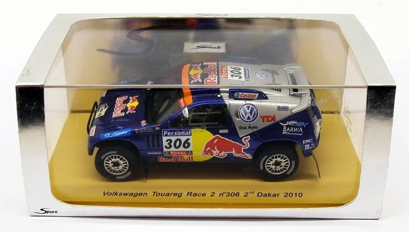 Spark escala 1/43 S0827 - Volkswagen Touareg Race 2 - #306 2º Dakar 2010 Foto 4 de 4