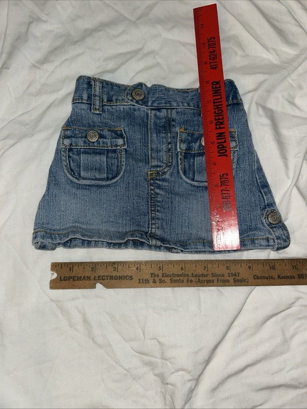 The Children's Place Toddler Girls Denim Jean Skirt Size 12 Months