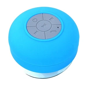 Bathroom  Bluetooth Speaker Suction Cup  Portable RGB Light Stereo Speaker1627