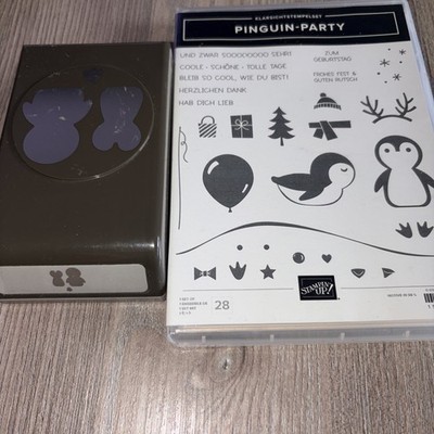 Stampin Up Stempelset + Handstanze Pinguin party