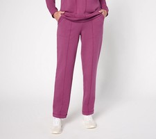 CX3180 Denim  Co. Active Petite French Terry Straight Leg Pant SIZE MP