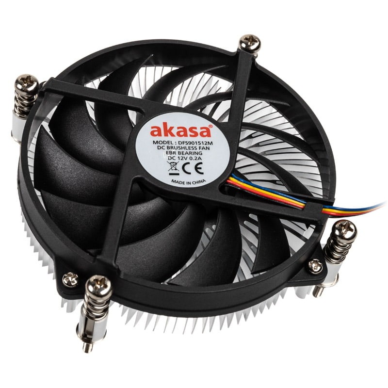 Akasa AK-CC6308EP01 Low Profile CPU-Kuehler 92mm Raffreddamento Cpu Alluminio