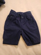 Gap Boys Navy Blue Athletic Shorts XS Elastic Waist Pockets