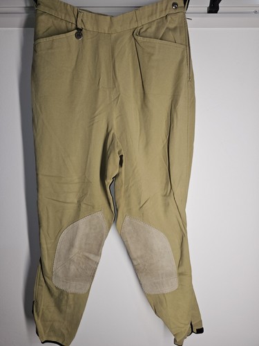Pikeur Tan Aramis Riding Equestrian Breeches Jophpurs Pants Womens 27 X 26