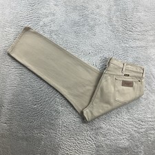 Wrangler Jeans Herren W36 L30 Beige 13MWZ Regular Made in USA Vintage Denim Hose