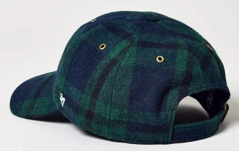 Бейсболка Yale University Bulldogs шапка в клетку чистка '47 Adj OSFM новая - Изображение 2 из 3