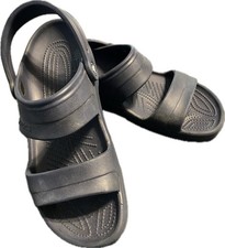 Crocs Classic Slide Sandals w/ Heel Strap Unisex Mens 10 Women  s 12 Navy Blue