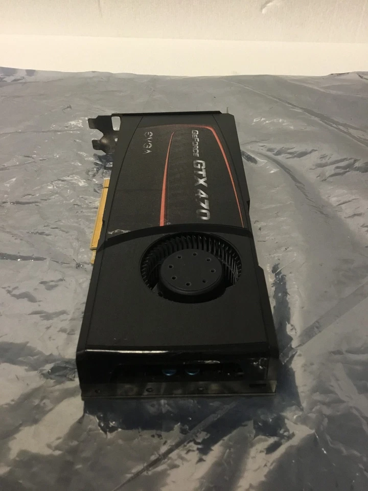 Nvidia EVGA Geforce GTX 470 Video Card P1025 - 012-P3-1472-AR 1.2GB GDDR5 WORKS - Image 3 of 4