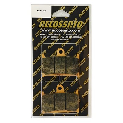 FRONT RECESSED BRAKE PADS FOR TRIUMPH DAYTONA 1000 1992 > 1992 CP EV2
