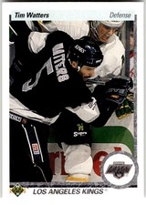 1990-91 Upper Deck #117 Tim Watters Los Angeles Kings NHL Hockey