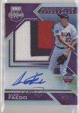 2016 Panini Elite Extra Edition Purple 2/25 Alex Faedo #USA-AF Auto iu7