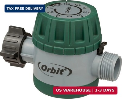 Orbit Mechanical Water Timer - Adjustable Irrigation Shutoff for Lawn & Garden W