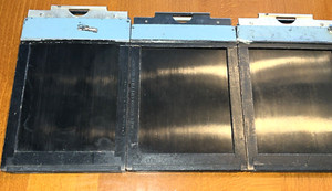 LOT OF 3 AGFA ANSCO CUT FILM HOLDER  GRAFLEX ANTIQUE/WOODEN FRAME