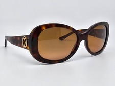 Cartier 5330103 Tortoise Gold CC Frame Polarized Brown Gradient Lens Sunglasses