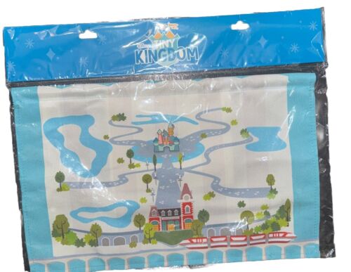 Walt Disney World Tiny Kingdom Hanging Canvas Park Map with Castle Pin