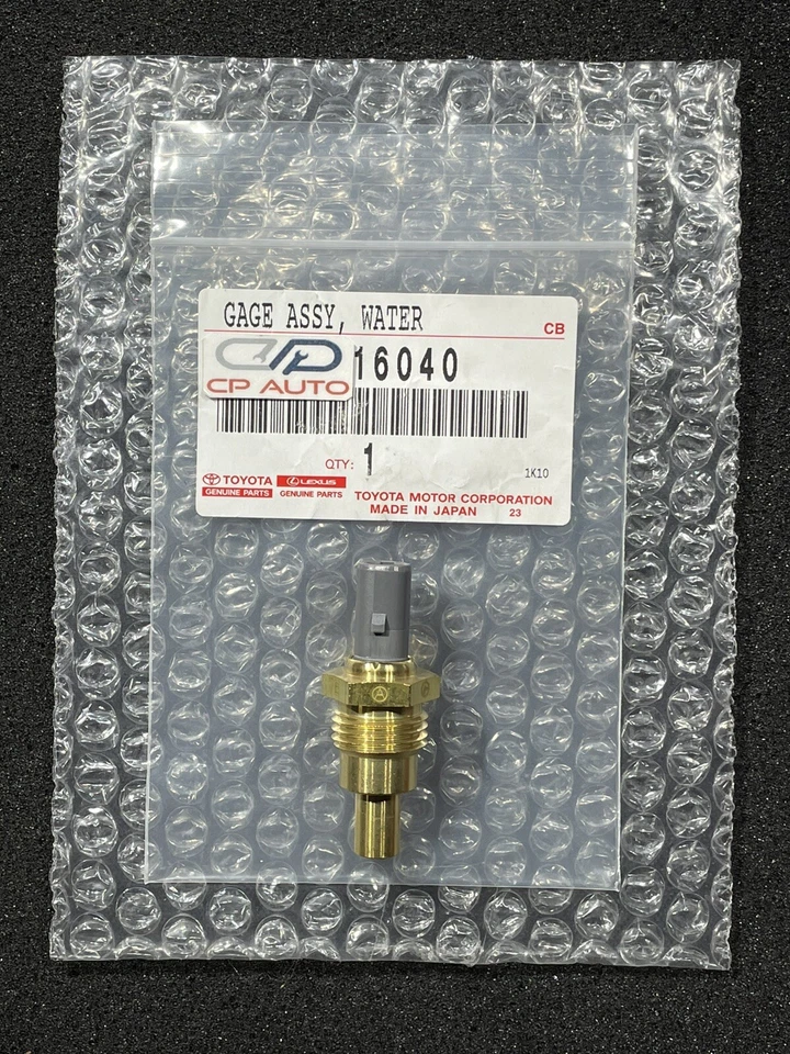 93-97 TOYOTA LAND CRUISER 4,5 L SENSOR TRANSMISOR MEDIDOR DE TEMPERATURA DEL AGUA FABRICANTE DE EQUIPOS ORIGINALES NUEVO Foto 3 de 4