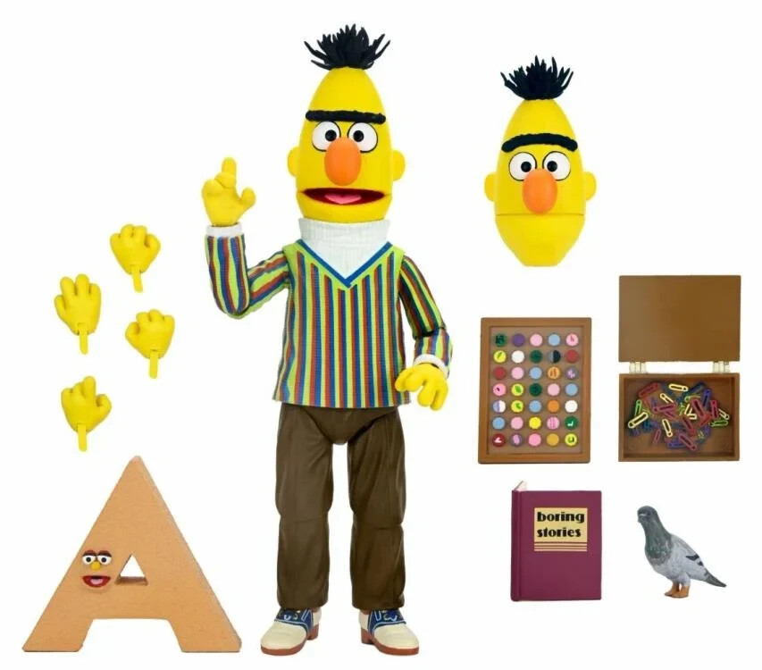 NECA Sesame Street – Ultimate Bert 7” Scale Action Figure (PRE-ORDER)