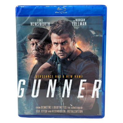 Gunner (Blu-ray) Action Morgan Freeman Brand New and Sealed!!!