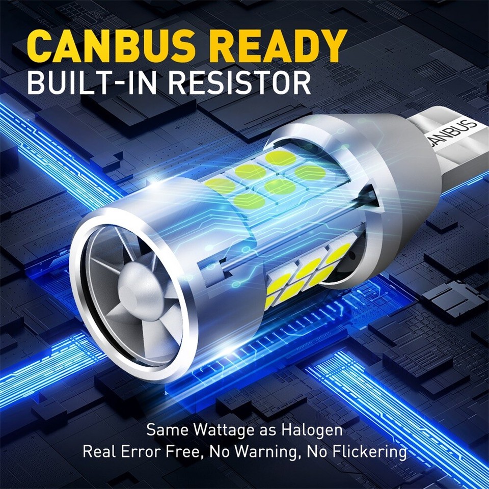 AUXITO LED Backup Reverse Light Bulbs 921 T15 912 Super Bright - Foto 10