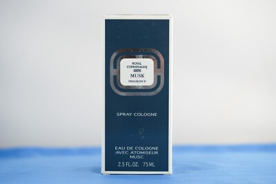 Royal Copenhagen Musk 2.5oz Men's Cologne Spray - New in Box