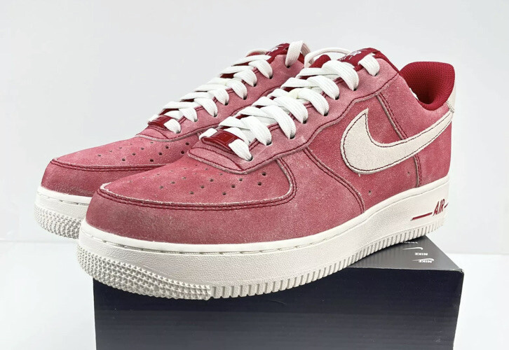 Size 10 - Nike Air Force 1 '07 LV8 Dusty Red 2021 for sale online | eBay